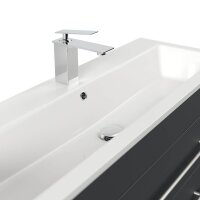POSSEIK Waschbecken mit Unterschrank PORTUS SLIMLINE 1000 grafit 100,0 x 36,0 x 49,6 cm