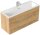 POSSEIK Waschbecken mit Unterschrank PORTUS SLIMLINE 1000 eiche gold 100,0 x 36,0 x 49,6 cm
