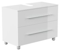 POSSEIK Waschtischunterschrank MONDIAL 85 weiß glanz 85,0 x 41,6 x 63,0 cm