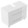 POSSEIK Waschtischunterschrank MONDIAL 85 weiß glanz 85,0 x 41,6 x 63,0 cm