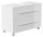 POSSEIK Waschtischunterschrank MONDIAL 85 weiß glanz 85,0 x 41,6 x 63,0 cm