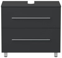 POSSEIK Waschtischunterschrank MONDIAL 70 grafit 70,0 x 41,6 x 63,0 cm