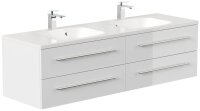POSSEIK Waschbecken mit Unterschrank GEANT 160 weiß...