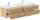 POSSEIK Waschbecken mit Unterschrank GEANT 180 eiche gold 180,0 x 49,6 x 44,0 cm