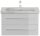POSSEIK Waschbecken mit Unterschrank WHITE YAMO 75 weiß glanz 75,0 x 45,0 x 50,0 cm