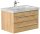 POSSEIK Waschbecken mit Unterschrank WHITE YAMO 75 eiche gold 75,0 x 45,0 x 50,0 cm
