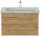 POSSEIK Waschbecken mit Unterschrank WHITE YAMO 75 eiche gold 75,0 x 45,0 x 50,0 cm