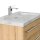 POSSEIK Waschbecken mit Unterschrank WHITE YAMO 75 eiche gold 75,0 x 45,0 x 50,0 cm