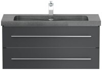 POSSEIK Waschbecken mit Unterschrank YAMO 100 grafit 100,0 x 45,0 x 50,0 cm