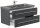 POSSEIK Waschbecken mit Unterschrank YAMO 100 grafit 100,0 x 45,0 x 50,0 cm