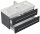 POSSEIK Waschbecken mit Unterschrank WHITE YAMO 100 grafit 100,0 x 45,0 x 50,0 cm