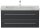 POSSEIK Waschbecken mit Unterschrank WHITE YAMO 100 grafit 100,0 x 45,0 x 50,0 cm