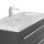 POSSEIK Waschbecken mit Unterschrank WHITE YAMO 100 grafit 100,0 x 45,0 x 50,0 cm