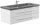 POSSEIK Waschbecken mit Unterschrank YAMO 130 weiß glanz 130,0 x 45,0 x 50,0 cm