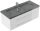 POSSEIK Waschbecken mit Unterschrank YAMO 130 weiß glanz 130,0 x 45,0 x 50,0 cm