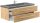 POSSEIK Waschbecken mit Unterschrank YAMO 130 eiche gold 130,0 x 45,0 x 50,0 cm