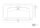 POSSEIK Waschbecken mit Unterschrank WHITE YAMO 130 grafit 130,0 x 55,0 x 50,0 cm