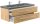 POSSEIK Waschbecken mit Unterschrank YAMO 130 eiche gold 130,0 x 45,0 x 50,0 cm
