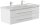 POSSEIK Waschbecken mit Unterschrank WHITE YAMO 130 weiß glanz 130,0 x 55,0 x 50,0 cm