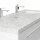 POSSEIK Waschbecken mit Unterschrank WHITE YAMO 130 weiß glanz 130,0 x 55,0 x 50,0 cm