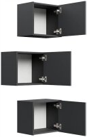 POSSEIK Badmöbel-Set LIMES 3er grafit 33,0 x 25,0 x...