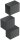 POSSEIK Badmöbel-Set LIMES 3er grafit 33,0 x 25,0 x 41,4 cm