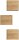 POSSEIK Badmöbel-Set LIMES 3er eiche gold 33,0 x 25,0 x 41,4 cm