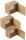POSSEIK Badmöbel-Set LIMES 3er eiche gold 33,0 x 25,0 x 41,4 cm