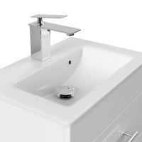 POSSEIK Waschbecken mit Unterschrank PORTUS SLIMLINE 500 weiß glanz 50,0 x 36,0 x 49,6 cm