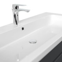 POSSEIK Waschbecken mit Unterschrank FELLINI 120 grafit 120,0 x 46,0 x 83,5 cm