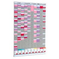 nobo Stecktafel 64,5 x 96,0 cm 10 Spalten