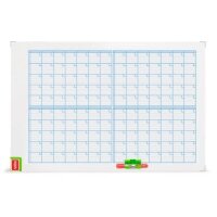 nobo Performance Monatsplaner, blanko 90,0 x 60,0 cm
