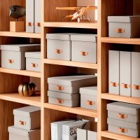 LEITZ Puro Aufbewahrungsboxen 7,0 l beige 20,0 x 28,0 x 15,0 cm, 2 St.