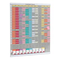 nobo Stecktafel 80,0 x 96,0 cm 12 Spalten