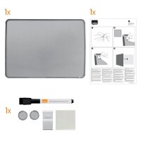 nobo Whiteboard 60,0 x 45,0 cm silber Stahl