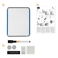 nobo Whiteboard 36,3 x 28,0 cm weiß Stahl