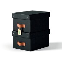 LEITZ Puro Aufbewahrungsboxen 7,0 l schwarz 20,0 x 28,0 x...