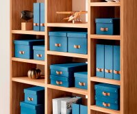 LEITZ Puro Aufbewahrungsboxen 7,0 l dunkelblau 20,0 x 28,0 x 15,0 cm, 2 St.