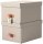 LEITZ Puro Aufbewahrungsboxen 17,0 l beige 27,0 x 37,0 x 20,0 cm, 2 St.