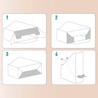 LEITZ Stehsammler Puro 24710068 dunkelblau Karton, DIN...