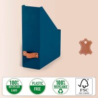 LEITZ Stehsammler Puro 24710068 dunkelblau Karton, DIN A4, 2 St.