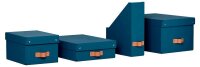 LEITZ Stehsammler Puro 24710068 dunkelblau Karton, DIN A4, 2 St.
