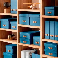 LEITZ Puro Aufbewahrungsboxen 17,0 l dunkelblau 27,0 x 37,0 x 20,0 cm, 2 St.