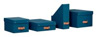 LEITZ Puro Aufbewahrungsboxen 8,0 l dunkelblau 27,0 x 37,0 x 10,0 cm, 2 St.