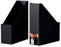 LEITZ Stehsammler Puro 24710095 schwarz Karton, DIN A4, 2...