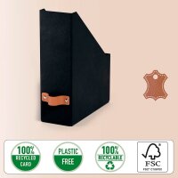 LEITZ Stehsammler Puro 24710095 schwarz Karton, DIN A4, 2 St.