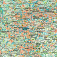 FRANKEN Weltkarte Metall, beschichtet
