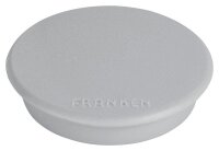 FRANKEN Haftmagnet Magnete grau, Kunststoff Ø 2,4...