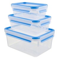 emsa Frischhaltedosen-Set CLIP & CLOSE transparent...