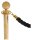 Showdown® Displays Absperrkordel Stoff schwarz, gold 150,0 cm